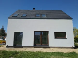dom z użytkowym poddaszem i dachem dwuspadowym 150 m2 Poznań 14