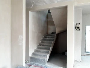 dom piętrowy z dachem dwuspadowym i garażem 250 m2 Poznań 10