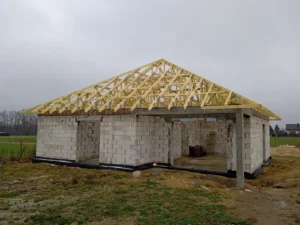 dom parterowy z dachem kopertowym 100 m2 Poznań 7