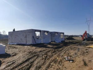 dom parterowy z dachem dwuspadowym 120 m2 Poznań 1