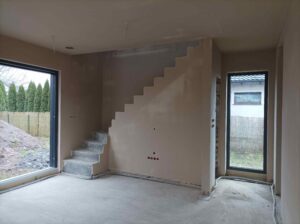 dom z użytkowym poddaszem i dachem dwuspadowym 70 m2 Poznań 5