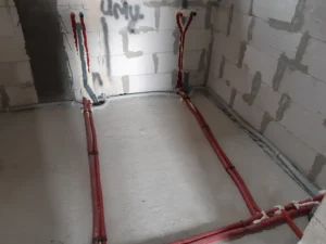 dom parterowy z dachem dwuspadowym i garażem 80 m2 Poznań 4