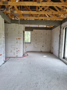 dom parterowy z dachem kopertowym 110 m2 Warszawa