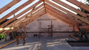 dom parterowy z dachem dwuspadowym 100 m2 Warszawa