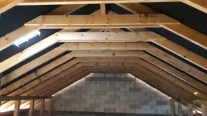 dom parterowy z dachem dwuspadowym 100 m2 Warszawa