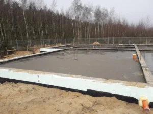 dom piętrowy z dachem płaskim i garażem 230 m2 Poznań