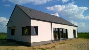 dom parterowy z dachem dwuspadowym 120 m2 Poznań 28