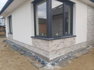 dom z poddaszem użytkowym, dachem kopertowym i garażem 320 m2 Warszawa 24