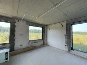 dom z poddaszem użytkowym, dachem kopertowym i garażem 320 m2 Warszawa 11