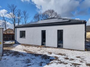 dom parterowy z dachem kopertowym 120 m2 Trójmiasto
