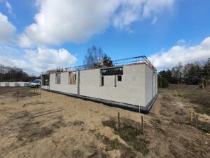 dom parterowy z dachem dwuspadowym 110 m2 Poznań 7