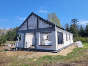 dom parterowy z dachem dwuspadowym 110 m2 Poznań 12