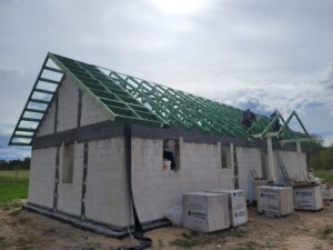 dom parterowy z dachem dwuspadowym 110 m2 Poznań 13