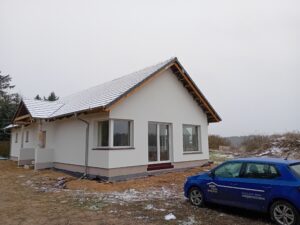 dom parterowy z dachem dwuspadowym 110 m2 Poznań 22