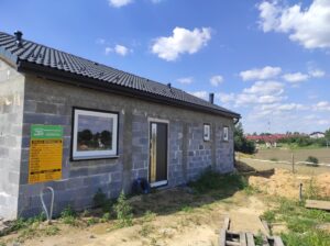 dom z dachem dwuspadowym 70 m2 Śląsk