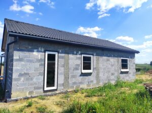 dom z dachem dwuspadowym 70 m2 Śląsk