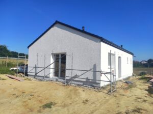 dom z dachem dwuspadowym 70 m2 Śląsk