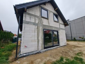 dom z użytkowym poddaszem i dachem dwuspadowym 120 m2 Warszawa 10