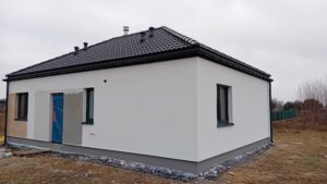 dom parterowy z dachem kopertowym 70 m2 Warszawa 18